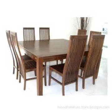 Dark Wood Kubo Closed Contemporary Folding Dining Table